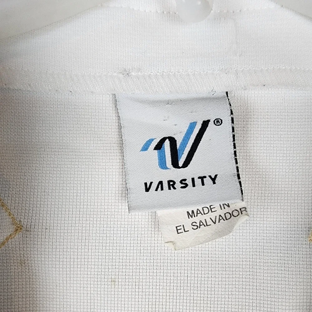 Varsity Cheer Uniform Set Girls Kids L SGMS Maroon Gold Athletic Varsity EUC